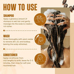 Castor Oil Shampoo and Conditioner Set | 16 fl oz Each | with Batana Oil | Strengthening, Thickening & Hydrating Formula | Supports Hair Growth & Fuller, Healthier Hair