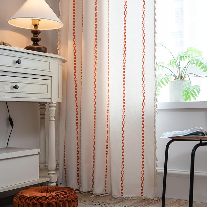 Sutuo Home Boho Curtains 63 inches - Image 3