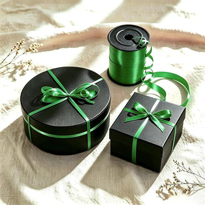 Premium Green Curling Ribbon, 1/5" Wide x 500 Yards Green Ribbon - Image 4