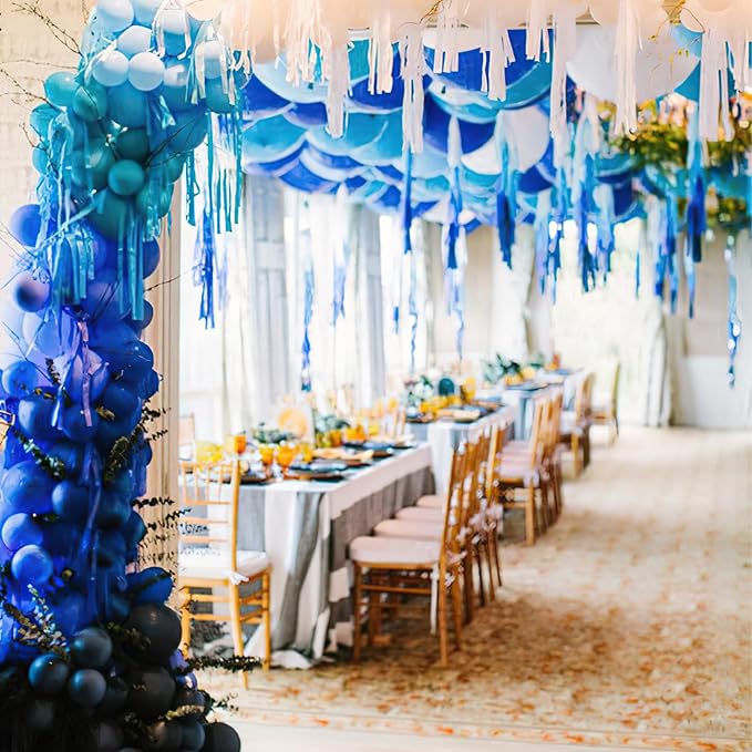 PartyWoo Light Blue Balloons 50pcs Baby Pastel Sky Aqua Blue Color | Balloons - Image 8