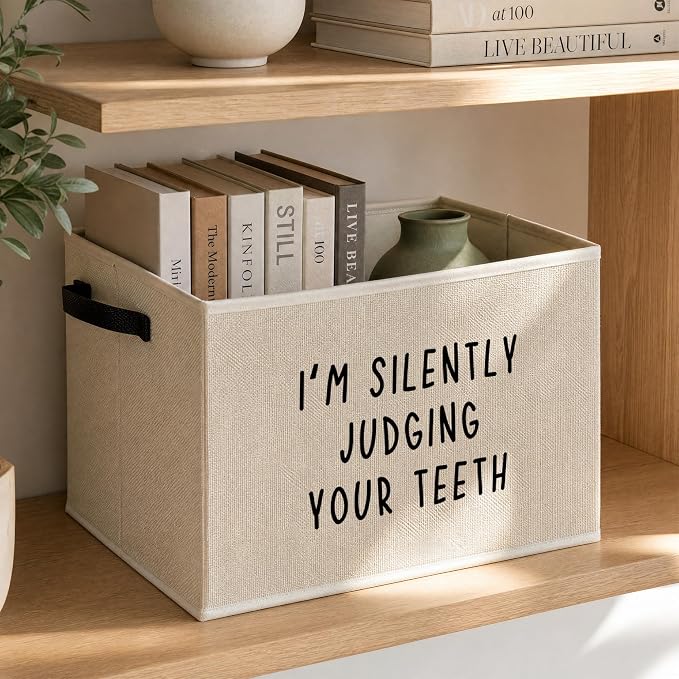 Dental Hygienist Assistant Gifts Storage Basket - Image 3