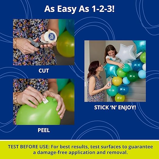 Glue Dots, Balloon Dots, Double-Sided, 300 Dots, DIY Balloon Arch Decoration - Image 3