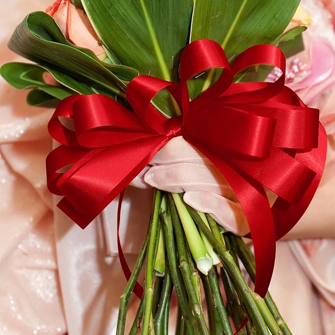 1 1/2In 30Yards Polyester Red Ribbon - Image 8