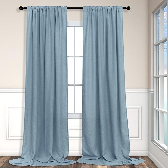 Extra Long Curtains for Living Room Patio Sliding Glass Door 120 Inch Length - Image 8