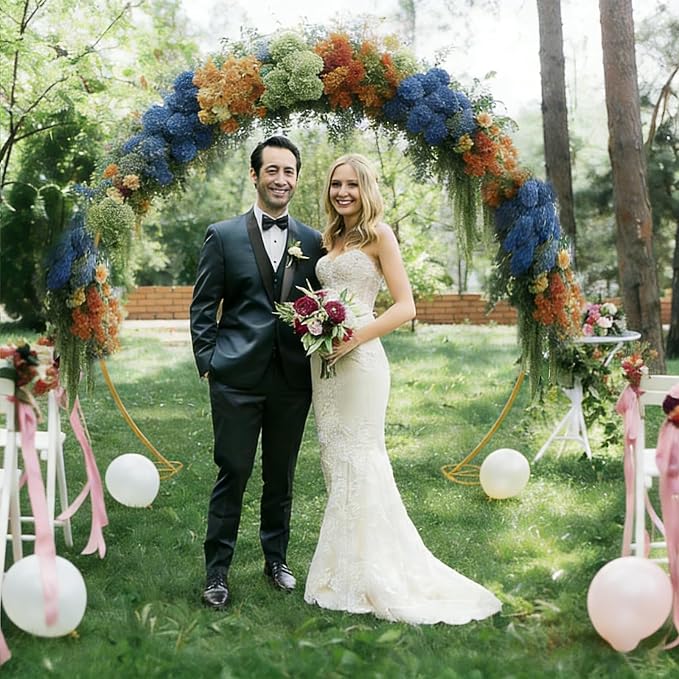 8ft Balloon Arch Stand, Round Backdrop Stand, Valentine's Day, Friends Gathering - Image 6