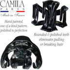 Camila Paris CP3870 French Octopus Hair Clip for Women Thick Hair and Long Curly Wavy Hair, Girls Hair Claw Clips, Styling Claw Clip for Thick Hair, Strong Hold No Slip Grip, Made in France