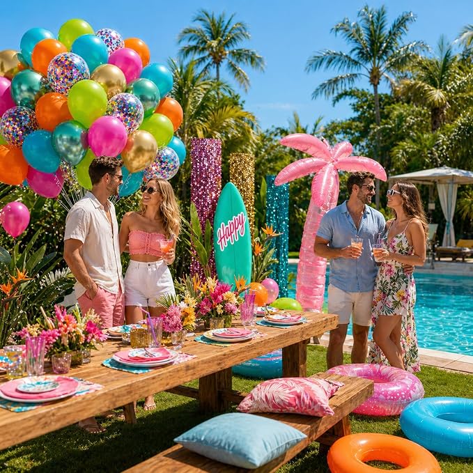 Tropical Rainbow Balloons Kit - Image 6