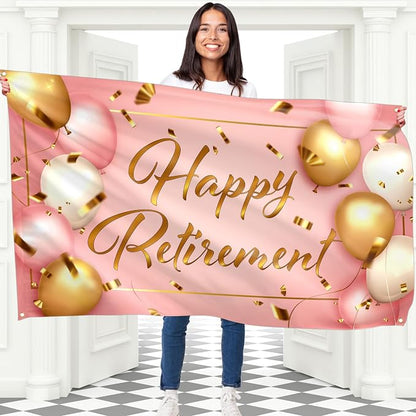 Happy Retirement Banner by Bravita