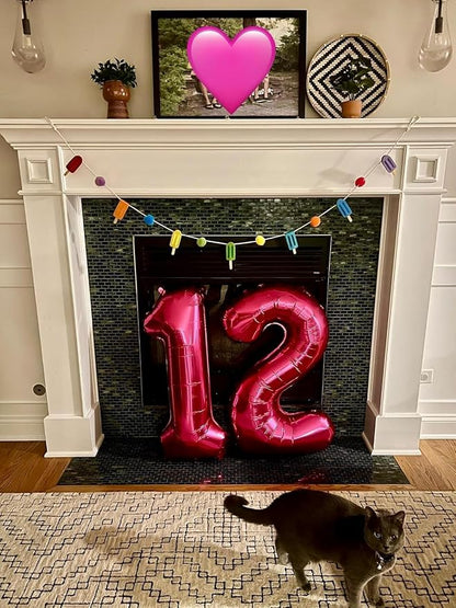 Number Balloons 2 Balloon 40 inch Hot Pink - Image 2
