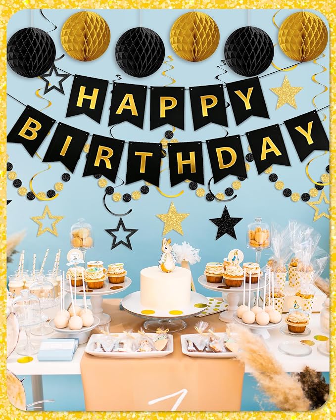 Happy Birthday Decorations, Party Decorations Banners - Image 5