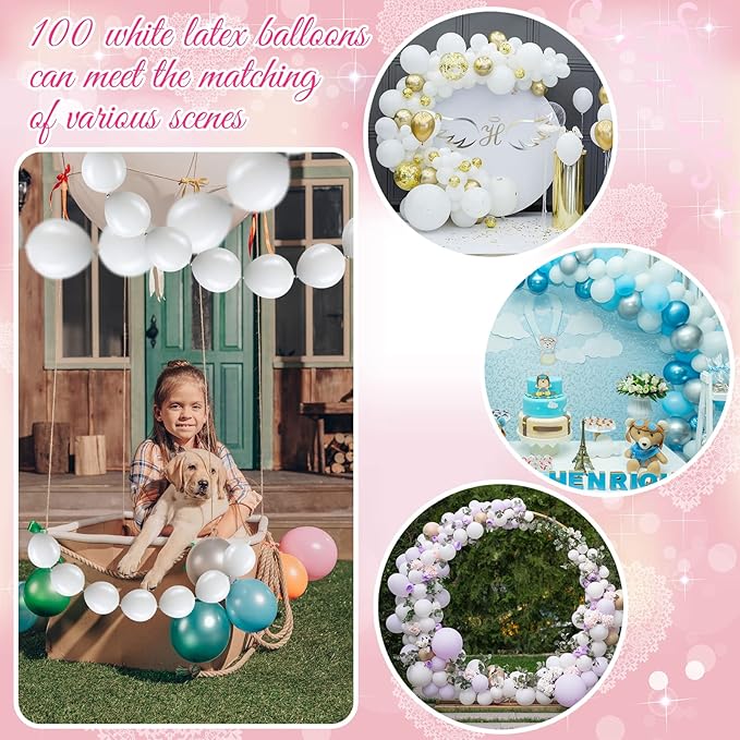 100 Pcs Link Balloon Quick Linking Latex Connected Balloons Linkable - Image 4