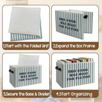 Kids Playroom Foldable Storage Bins Box - Image 4