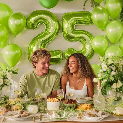 40 Inch Green Number 25 Balloon Lime Big Large Helium Number 0-9 | Giant - Image 6
