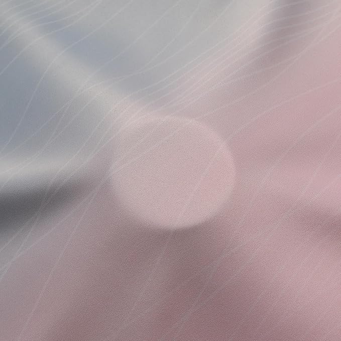 Pink and Grey Blackout Curtains 84 inches Long, Ombre Full Room Darkening - Image 8