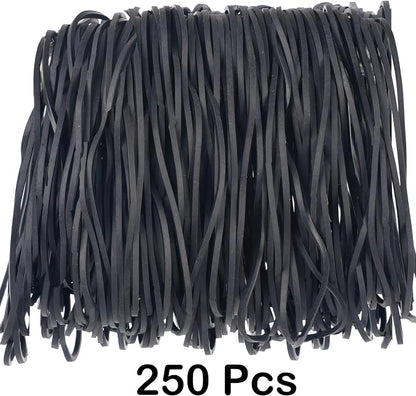 AIWOQI Rubber Bands for Balloon Arches 300Pcs 4.8inch Big Stretchy Long | Black - Image 4