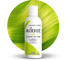 Adore Semi Permanent Hair Color (161 Cosmic Yellow) | Vegan & Cruelty-Free Yellow Hair Dye | No Ammonia, No Peroxide, No Alcohol | 4 Fl Oz (Pack of 1)