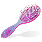 LUV HER Nickelodeon Jojo Siwa Hair Brush & 4 Scrunchies - Girls 9inc Hair Set, Detangling Brush for Thick Curly Thin Wet or Dry Hair - Hair Accessories for Kids Ages 3+