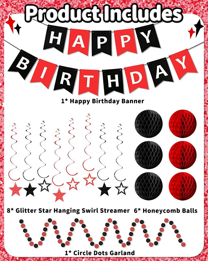 Happy Birthday Decorations, Party Decorations Banners - Image 2