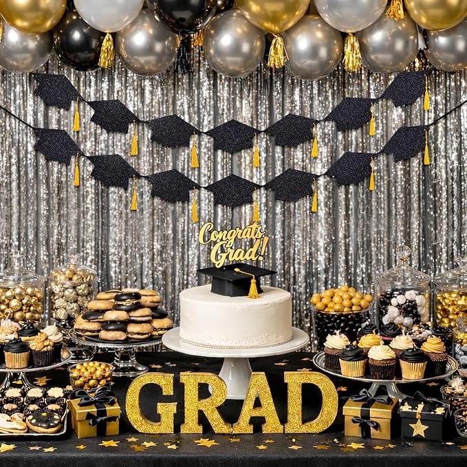 2026 Graduation Decorations, Pre-Strung Graduation Banner, Class of 2026 - Image 2