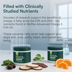 Wuffes Advanced Dog Hip and Joint Supplement with Glucosamine, Chondroitin, Omega 3, MSM, and Green Lipped Mussel, (Pack of 2, Small & Large Breed)