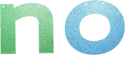 Colorful Glitter Congratulations Banner - Image 4