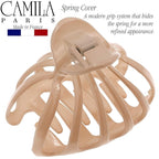 Camila Paris CP3051 2PK French Octopus Hair Clip for Women for Thick Volume Hair, Girls Hair Claw Clips Jaw Fashion Durable Styling Hair Accessories for Women, Strong Hold No Slip Grip, Made in France