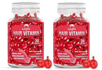 Elevate Hair Treatment Serum Oil Capsules - Conditioning Repair & Moisturizing Formula with Argan Jojoba Oils Vitamins A C E Pro Vitamin B5 Healthier Smooth Silky Thicker for Softness (2 Bottles)