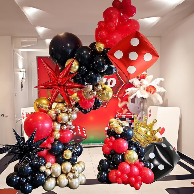 Casino Theme Balloon Arch Kit - Image 9