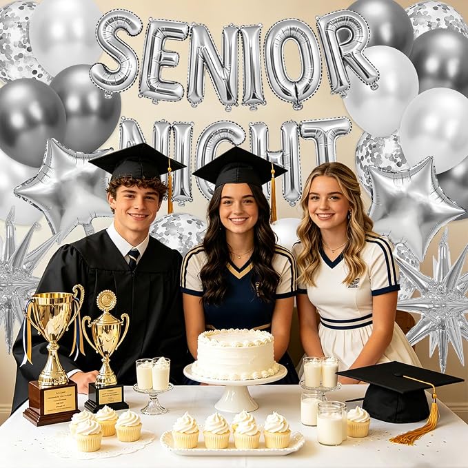 Silver Senior Night Decorations - Image 4