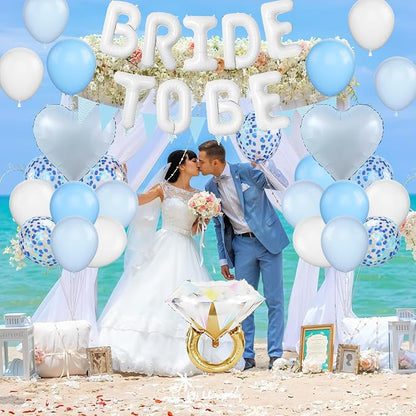 Blue White Bachelorette Party Decorations - Image 5