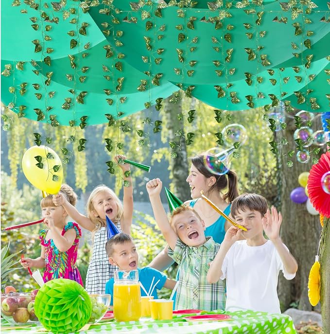 13 Pcs Jungle Classroom Ceiling Decorations Include 12x2 ft Fluorescent Light - Image 6