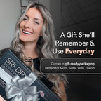 DryQ Smart Hair Dryer from SRILabs | Infrared and Ionic Technology - Lightweight + Foldable - Powerful + Quiet - 3 Magnetic Attachments - Heat Control with Locking Switch - Limited Edition (Magenta)