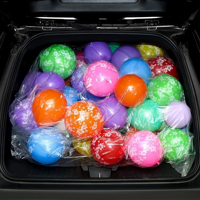 6 Pieces Balloon Transport Bags, 98.4 x 59.1 Inch Clear Giant Storage Bags - Image 5