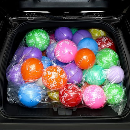 6 Pieces Balloon Transport Bags, 98.4 x 59.1 Inch Clear Giant Storage Bags - Image 5