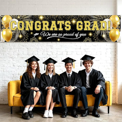 Class of 2026 Graduation Banner, Congrats Grad Yard Sign Outdoor Decoration - Image 7