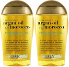 OGX Renewing + Argan Oil of Morocco Penetrating Hair Oil Treatment, Moisturizing & Strengthening Silky Oil for All Hair Types, Paraben-Free, Sulfated-Surfactants Free, 3.3 fl oz (Pack of 2)