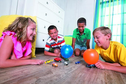 Fun Express Car Balloon Launcher Toy Set of 12 Race Car Balloons | Balloon - Image 4