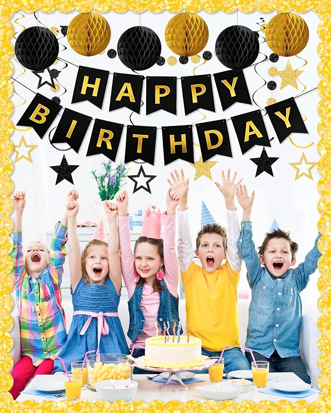 Happy Birthday Decorations, Party Decorations Banners - Image 4