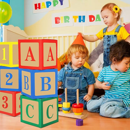 Zhanmai 6 Pcs ABC and 123 Balloon Boxes - Image 3