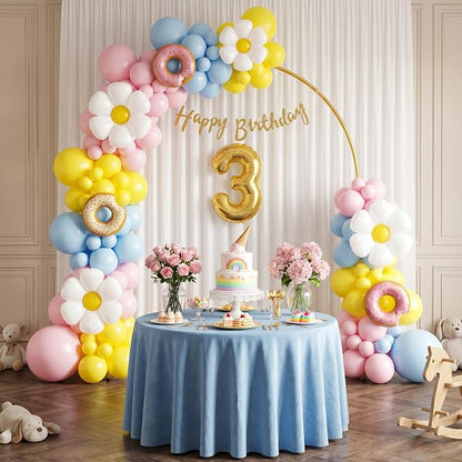 6FT Arch Backdrop Stand, Metal Gold Wedding Arch Frame | - Image 5