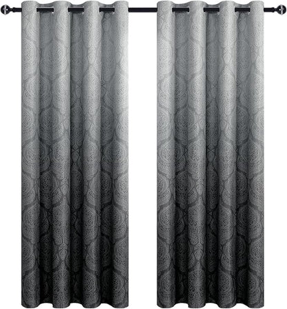 DWCN Ombre Blackout Curtains for Bedroom - Image 9