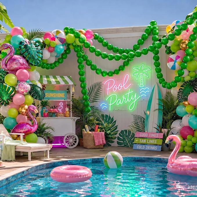 Govpy Green Linking Balloons, Wedding Birthday Baby Shower Graduation St. - Image 5