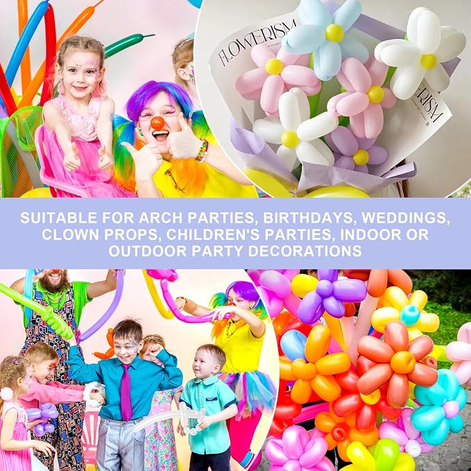 260 Balloons 100 PCS Multi - Image 7