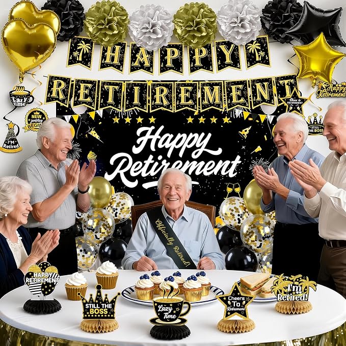 Retirement Party Decorations for Women Men - Image 3