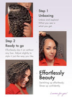 LUVME HAIR 10 Inch Blonde Highlight Short Curly Human Hair Wig Glueless Pre Plucked Left C Parted Ombre Bob Wig, Ready to Go Pre Cut HD Lace Closure Wig