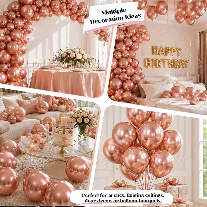 Rose Gold Balloons - Image 4