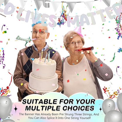 Fulmoon Pre Strung Banner 6.56 ft Funny Birthday Retirement Party Decorations - Image 4