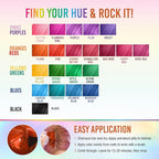 Punky Flame Semi Permanent Hair Color - Vegan & Cruelty-Free Conditioning Hair Dye, Lasts Up to 35 Washes, 3.5 fl oz