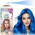 Temporary Hair Color Spray, Temporary Hair Dye Washable & Non-Sticky for Kids Women Men, Gentle Formula Hair Color Dye Pomades Natural Hair Dye for Halloween, Cosplay, Party Makeup(Blue)