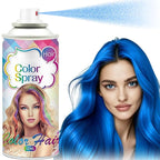 Temporary Hair Color Spray, Temporary Hair Dye Washable & Non-Sticky for Kids Women Men, Gentle Formula Hair Color Dye Pomades Natural Hair Dye for Halloween, Cosplay, Party Makeup(Blue)
